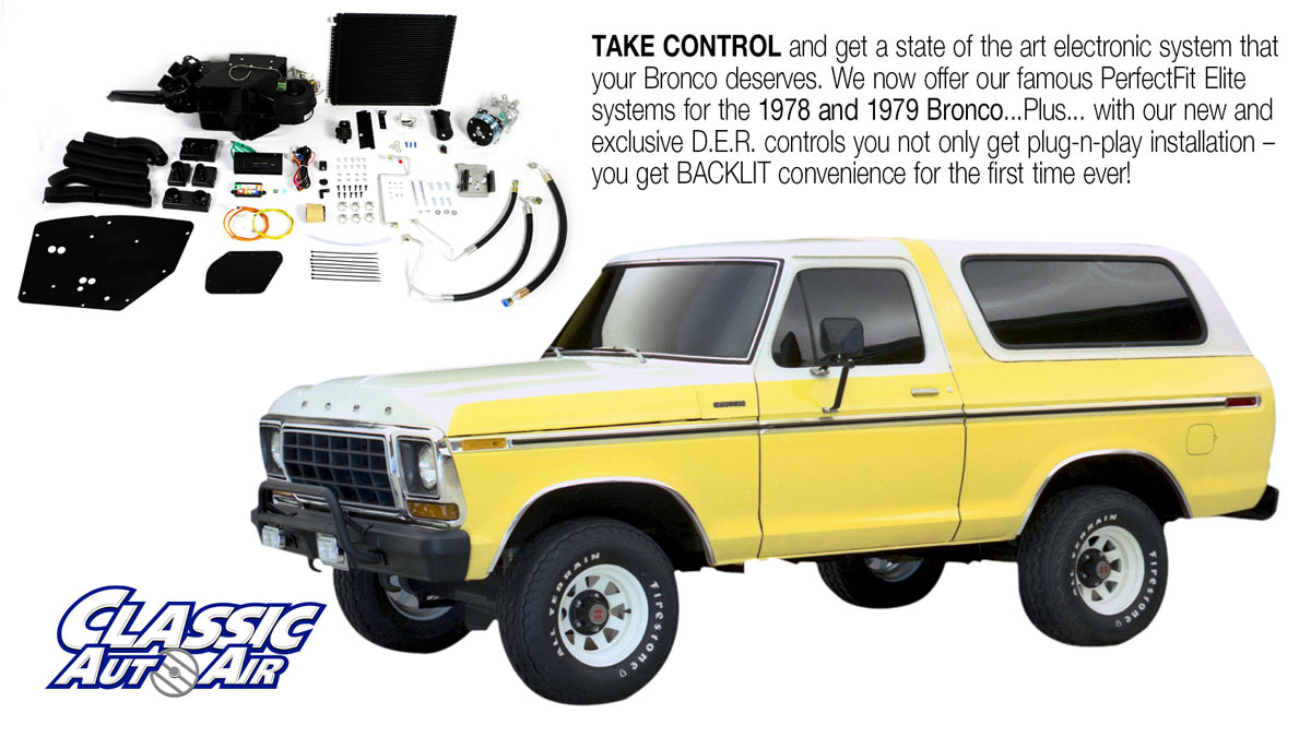 ford bronco A/C kit