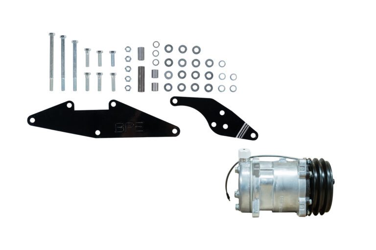 Compressor & Bracket Kit - Chrysler - Poly Wide Block 318 V8 ...