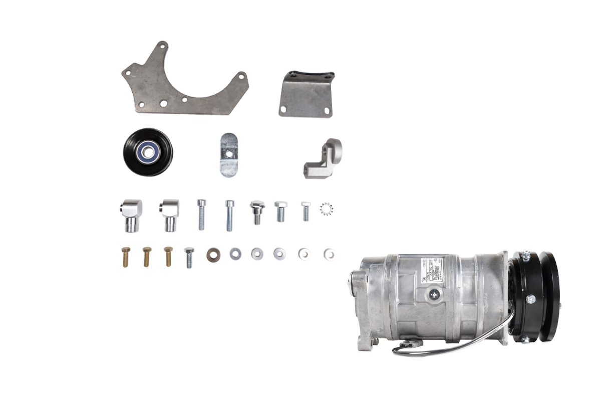 Compressor & Bracket Kit - Jaguar - S3 - Center Driver Side | Classic ...